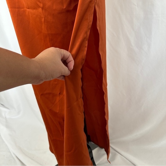 Women’s‎ Dress Maxi Cocktail Slit Spaghetti Straps Elegant Evening Dress Medium - Picture 6 of 13